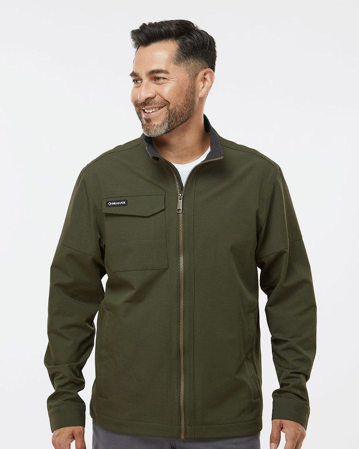 Men's Ace Woven Stretch Soft Shell Jacket - DRI DUCK - 5327