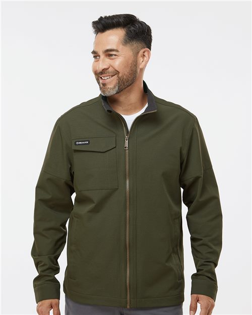 Men's Ace Woven Stretch Soft Shell Jacket - DRI DUCK - 5327
