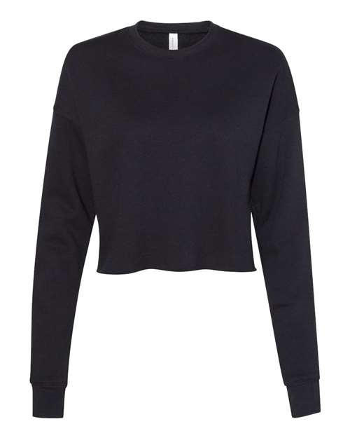 Women's Crop Fleece Crewneck Sweatshirt - BELLA + CANVAS - 7503