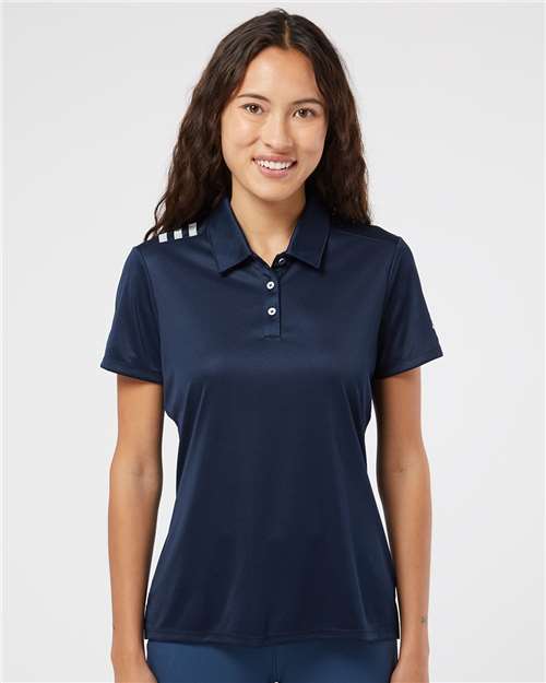 Women's 3-Stripes Shoulder Polo - Adidas – A325