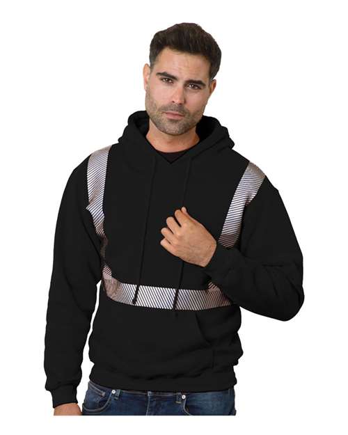 Unisex USA-Made High Visibility Hooded Sweatshirt - Bayside - 3739