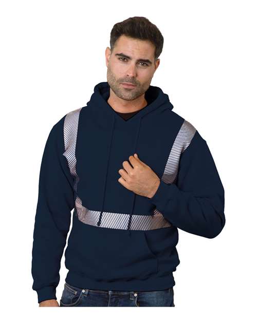 Unisex USA-Made High Visibility Hooded Sweatshirt - Bayside - 3739