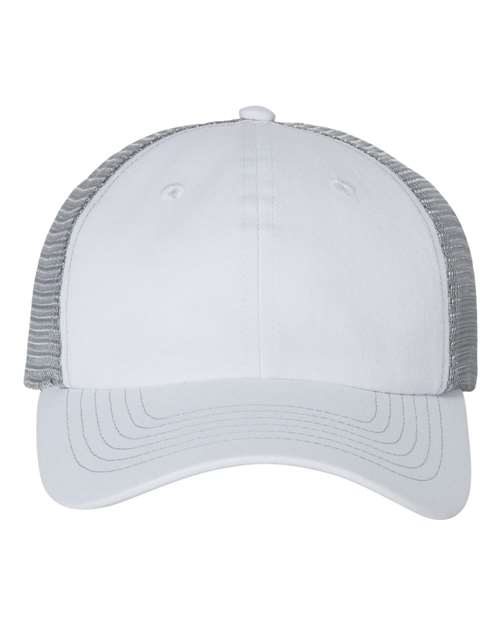 Contrast-Stitch Mesh-Back Cap - Valucap