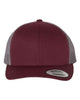 Maroon/ Grey