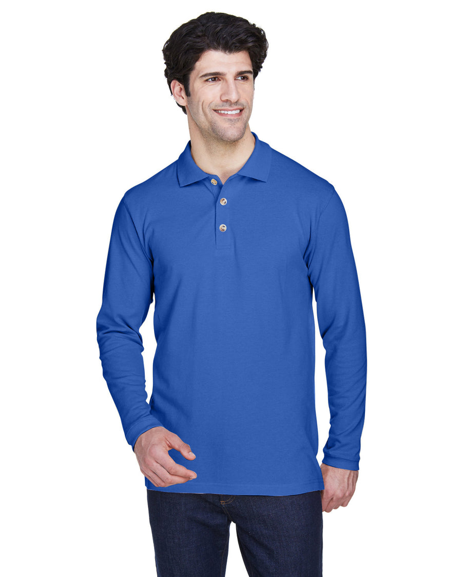 Adult Long-Sleeve Classic Piqué Polo