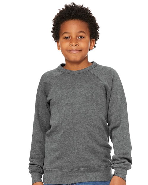 Youth Sponge Fleece Crewneck Sweatshirt - BELLA + CANVAS - 3901Y