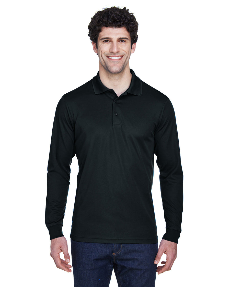 Men's Tall Pinnacle Performance Long-Sleeve Piqué Polo