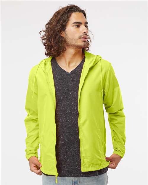 Men's Lightweight Windbreaker Full-Zip Jacket - Independent Trading Co. - EXP54LWZ