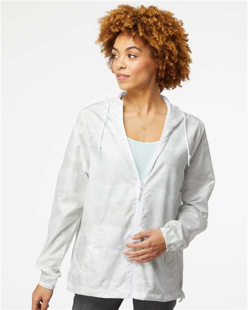 Men's Lightweight Windbreaker Full-Zip Jacket - Independent Trading Co. - EXP54LWZ