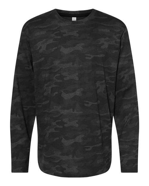 Men's Fine Jersey Long Sleeve Tee - LAT - 6918
