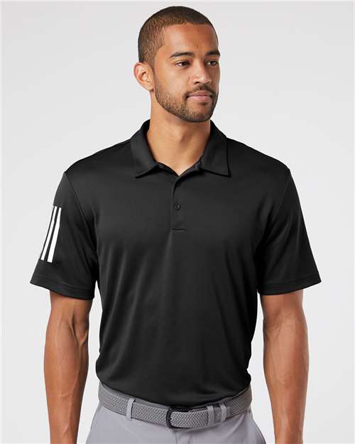 Men's Floating 3-Stripes Polo - Adidas - A480