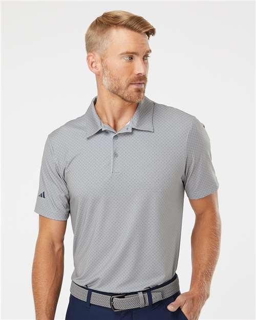 Men's Ultimate365 Diamond Dot Print Polo - Adidas - A498