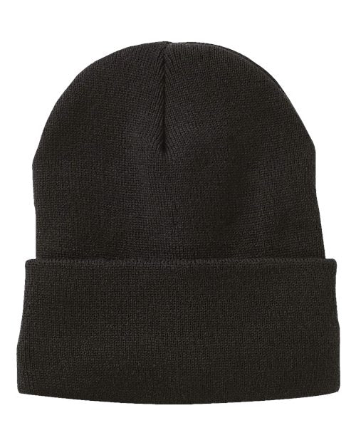 12" Jersey Lined Cuffed Beanie - Sportsman - SP12JL