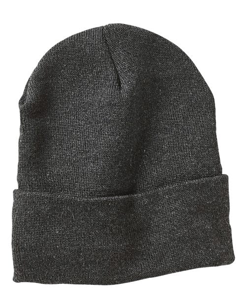 12" Jersey Lined Cuffed Beanie - Sportsman - SP12JL