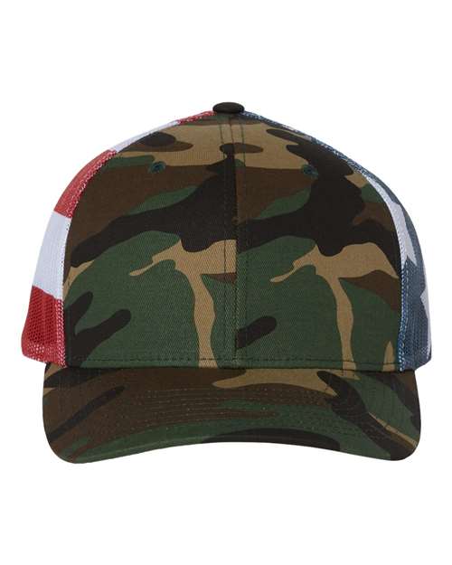 Printed Mesh Trucker Cap - Richardson