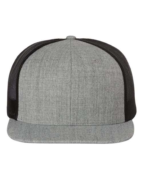 Wool Blend Flat Bill Trucker Cap - Richardson