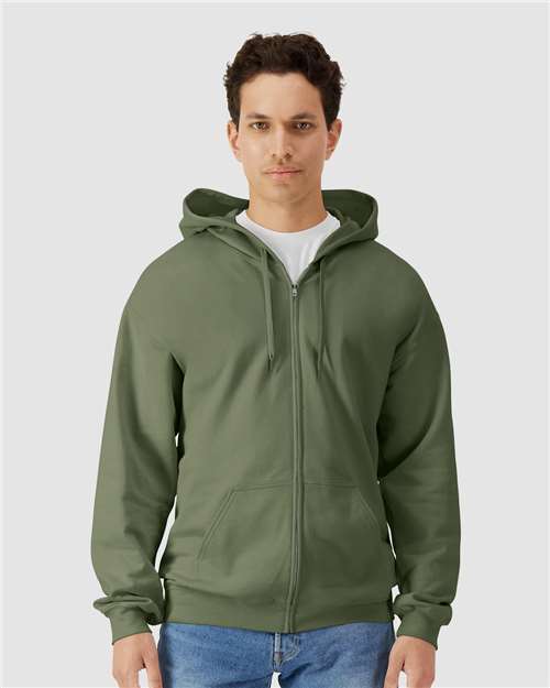 Unisex Softstyle® Midweight Full-Zip Hooded Sweatshirt - Gildan – SF600