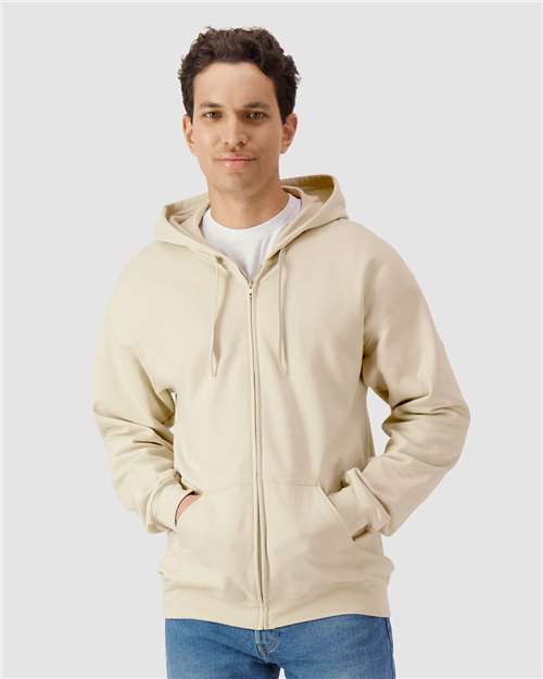 Unisex Softstyle® Midweight Full-Zip Hooded Sweatshirt - Gildan - SF600