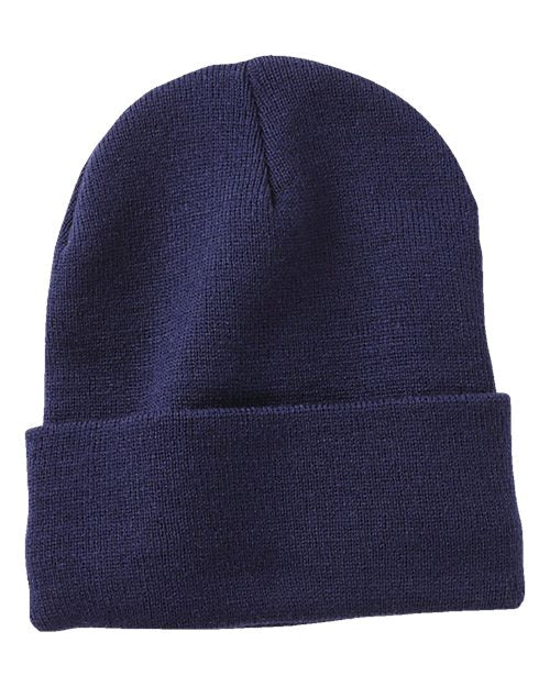 12" Fleece Lined Cuffed Beanie - Sportsman - SP12FL