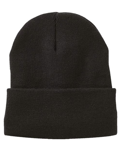 12" Jersey Lined Cuffed Beanie - Sportsman