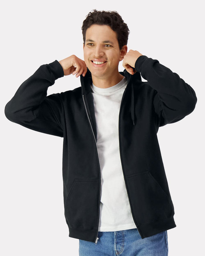 Unisex Softstyle® Midweight Full-Zip Hooded Sweatshirt - Gildan - SF600