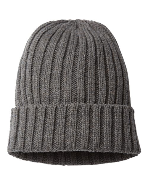 Sustainable Cable Knit Cuffed Beanie - Atlantis Headwear - SHORE