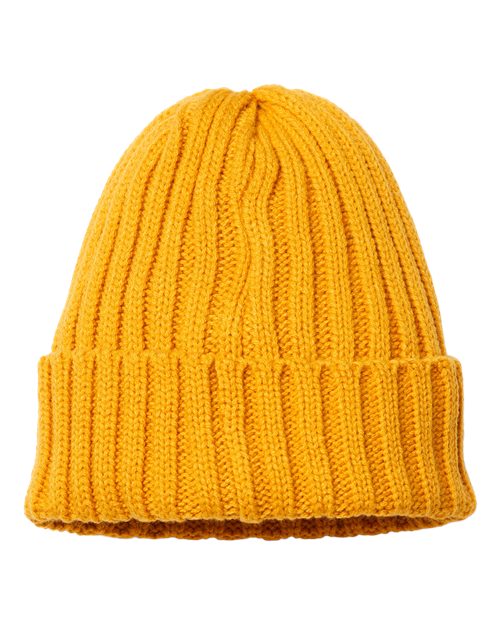 Sustainable Cable Knit Cuffed Beanie - Atlantis Headwear - SHORE