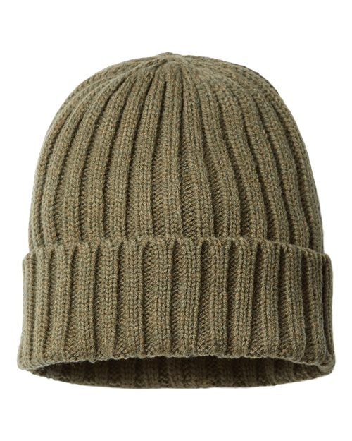 Sustainable Cable Knit Cuffed Beanie - Atlantis Headwear - SHORE