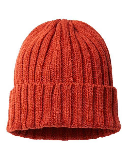 Sustainable Cable Knit Cuffed Beanie - Atlantis Headwear - SHORE
