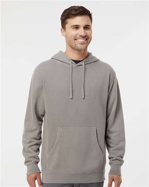 Unisex Midweight Pigment-Dyed Hooded Sweatshirt - Independent Trading Co. - PRM4500