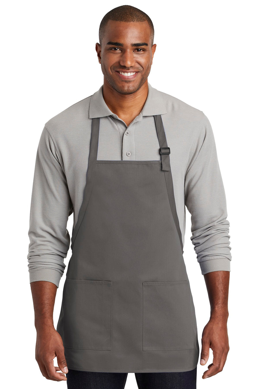 Port Authority ¬Æ Medium-Length Two-Pocket Bib Apron. A601