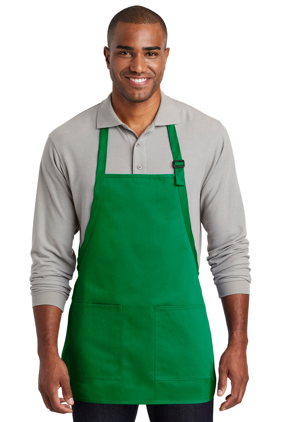 Port Authority ¬Æ Medium-Length Two-Pocket Bib Apron. A601