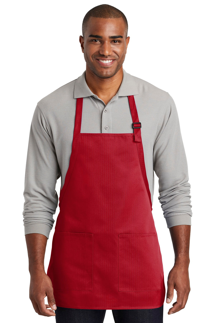 Port Authority ¬Æ Medium-Length Two-Pocket Bib Apron. A601