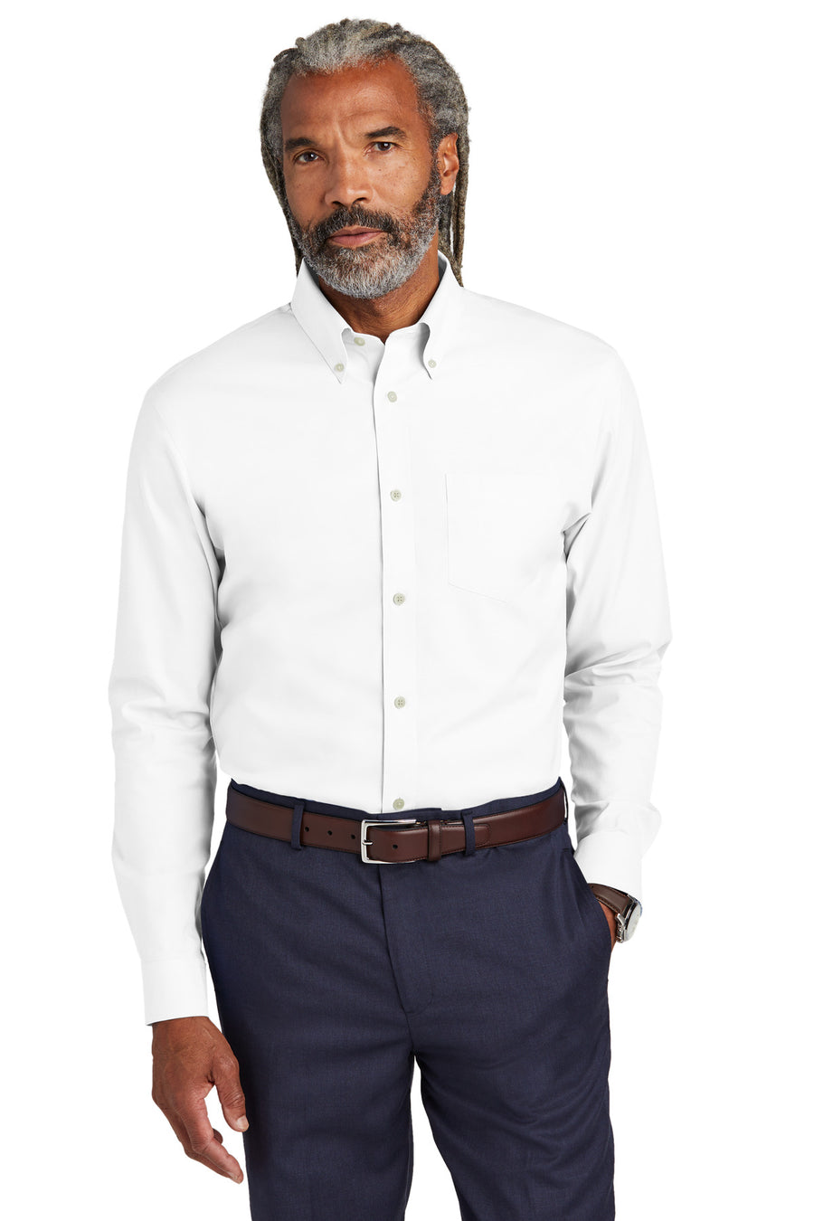 Brooks Brothers ®  Wrinkle-Free Stretch Pinpoint Shirt BB18000