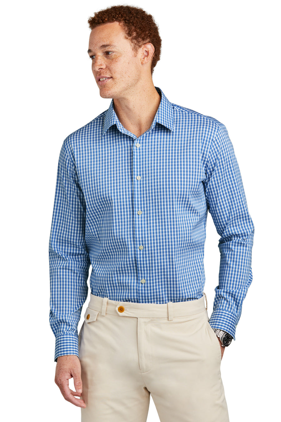 Brooks Brothers ®  Tech Stretch Patterned Shirt BB18006