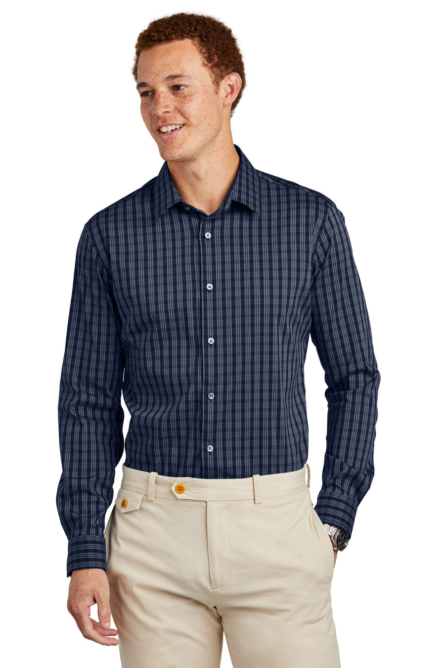 Brooks Brothers ®  Tech Stretch Patterned Shirt BB18006