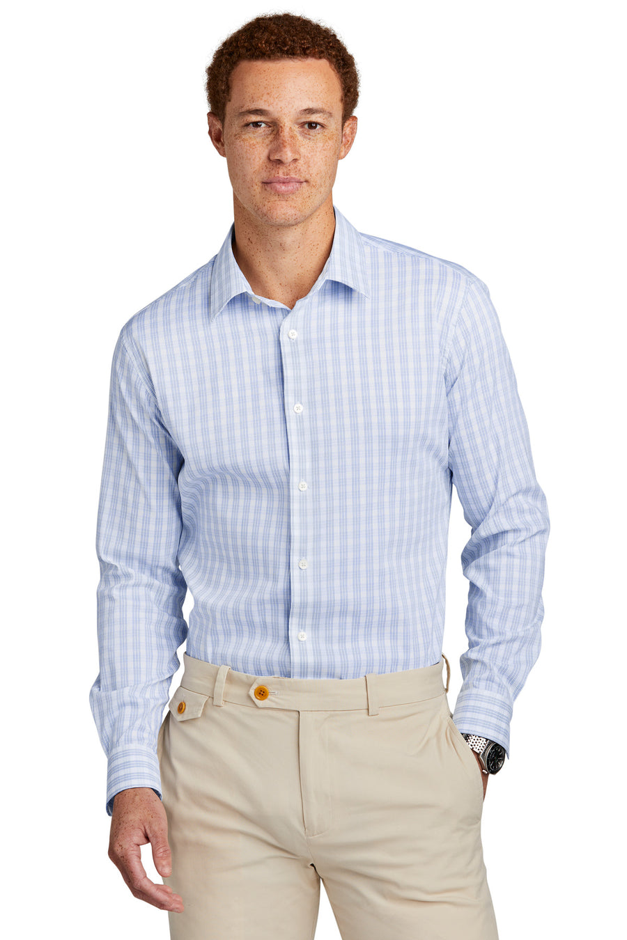 Brooks Brothers ®  Tech Stretch Patterned Shirt BB18006