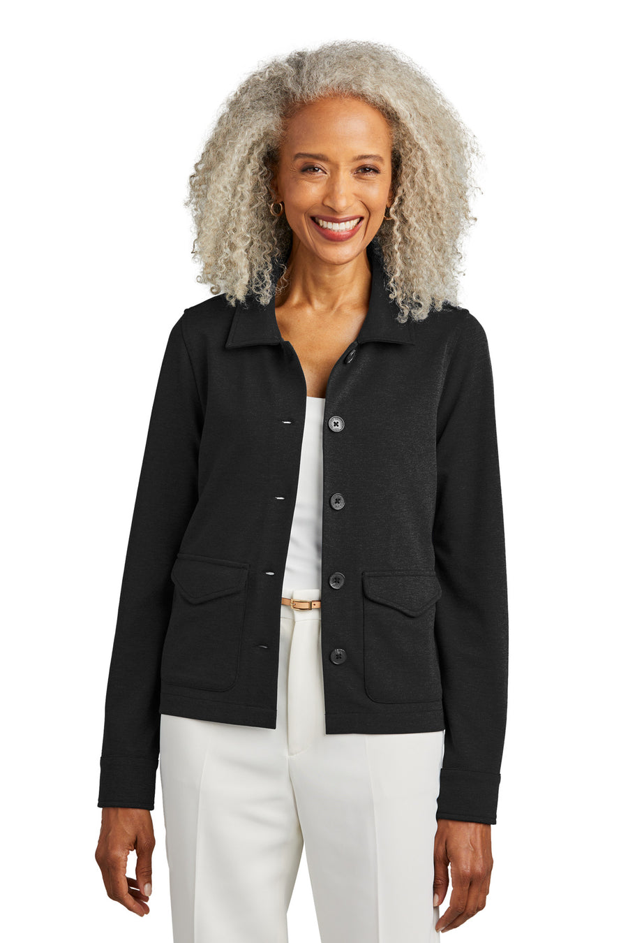 Brooks Brothers ®  Women's Mid-Layer Stretch Button Jacket BB18205