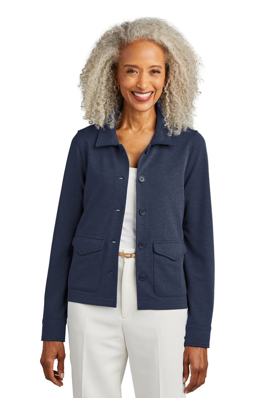 Brooks Brothers ®  Women's Mid-Layer Stretch Button Jacket BB18205