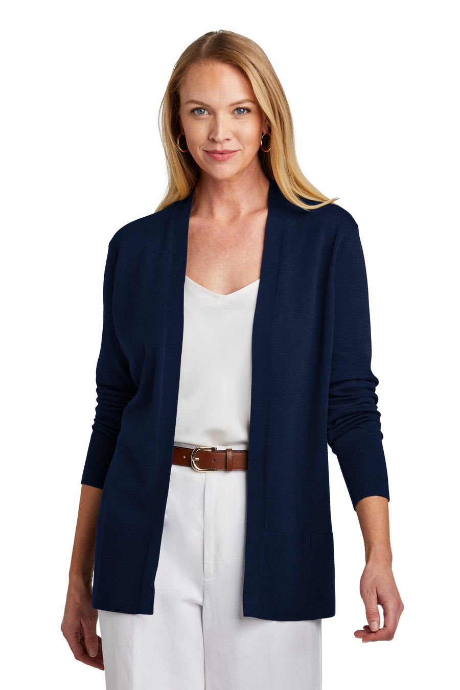 Brooks Brothers ®  Women's Cotton Stretch Long Cardigan Sweater BB18403