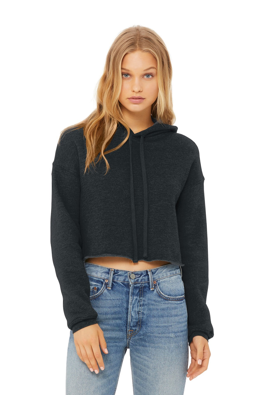 BELLA+CANVAS  ®  Women's Sponge Fleece Cropped Fleece Hoodie. BC7502