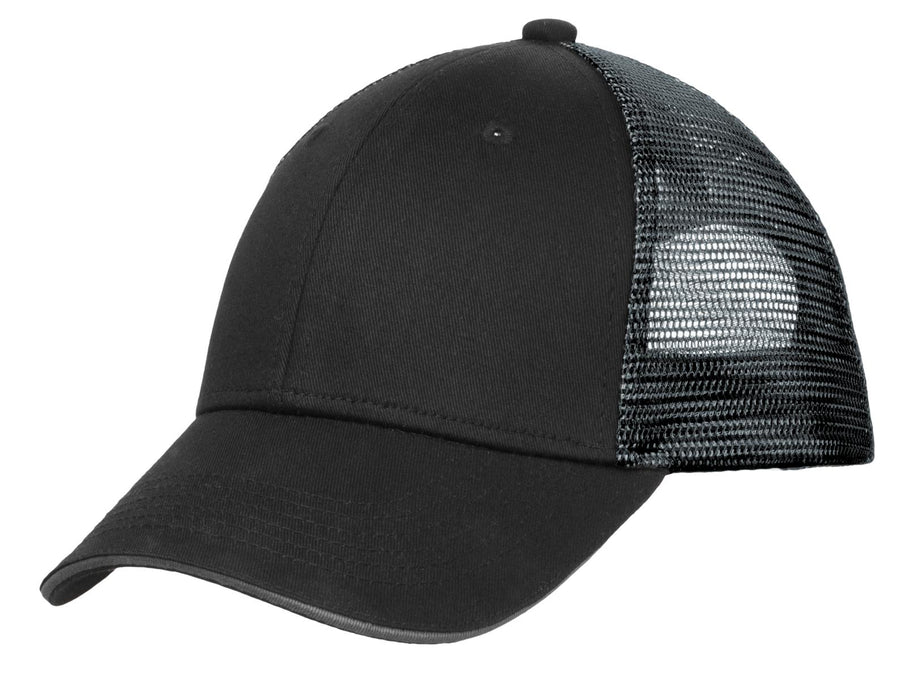 Port Authority¬Æ Double Mesh Snapback Sandwich Bill Cap. C818