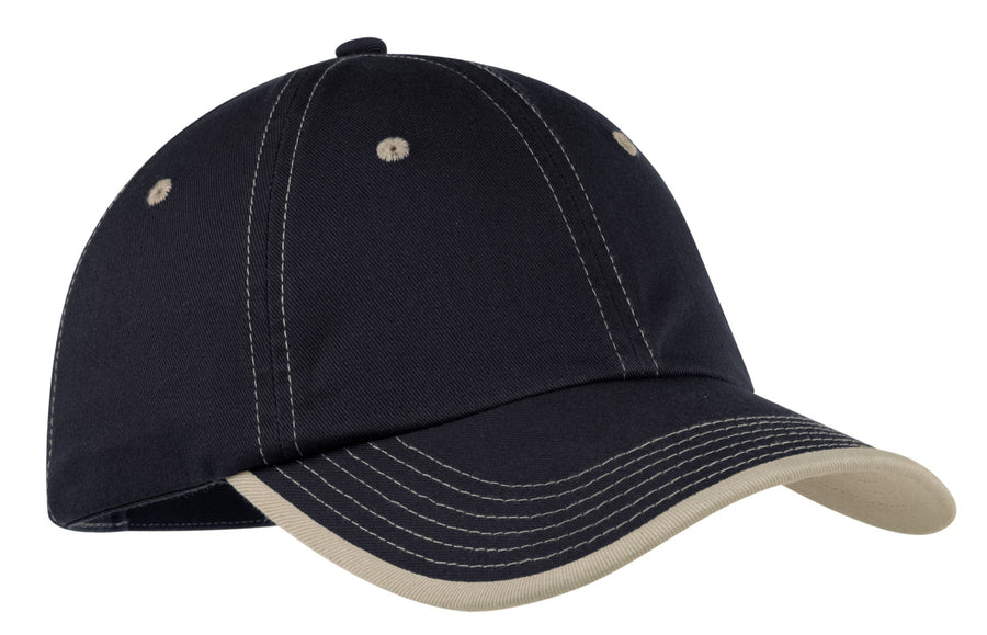 Port Authority¬Æ Vintage Washed Contrast Stitch Cap.  C835