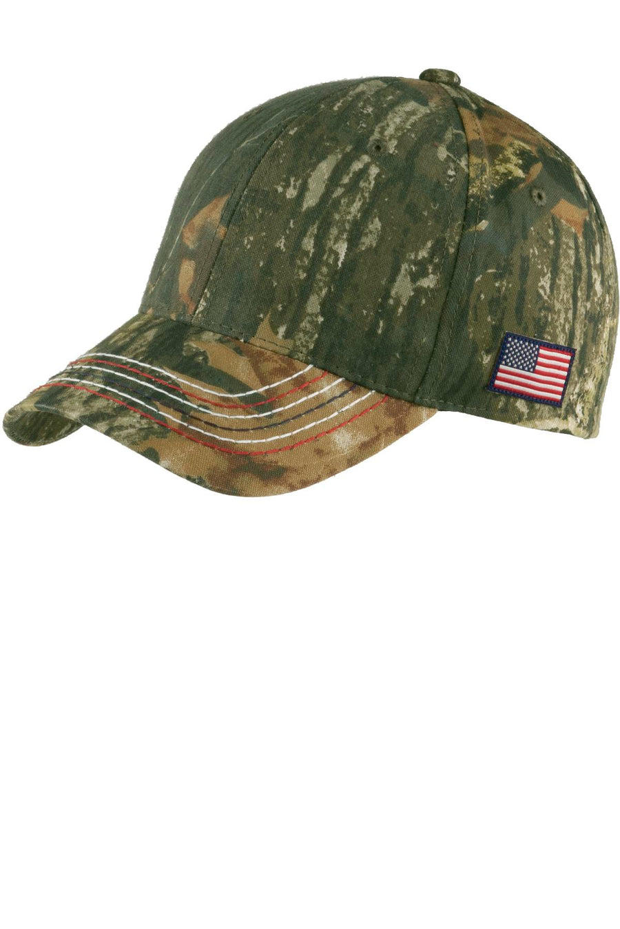 Port Authority¬Æ Americana Contrast Stitch Camouflage Cap. C909