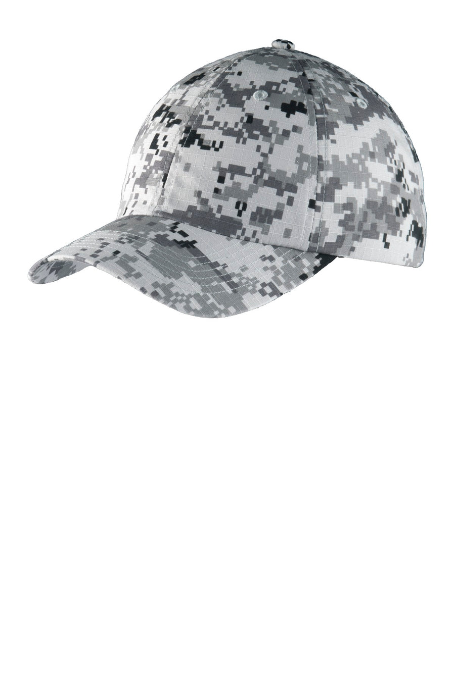 Port Authority¬Æ Digital Ripstop Camouflage Cap. C925