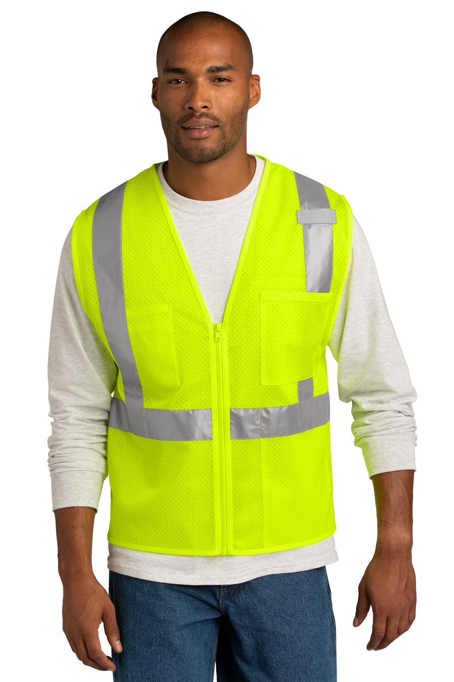 CornerStone  ANSI 107 Class 2 Mesh Zippered VestCSV102