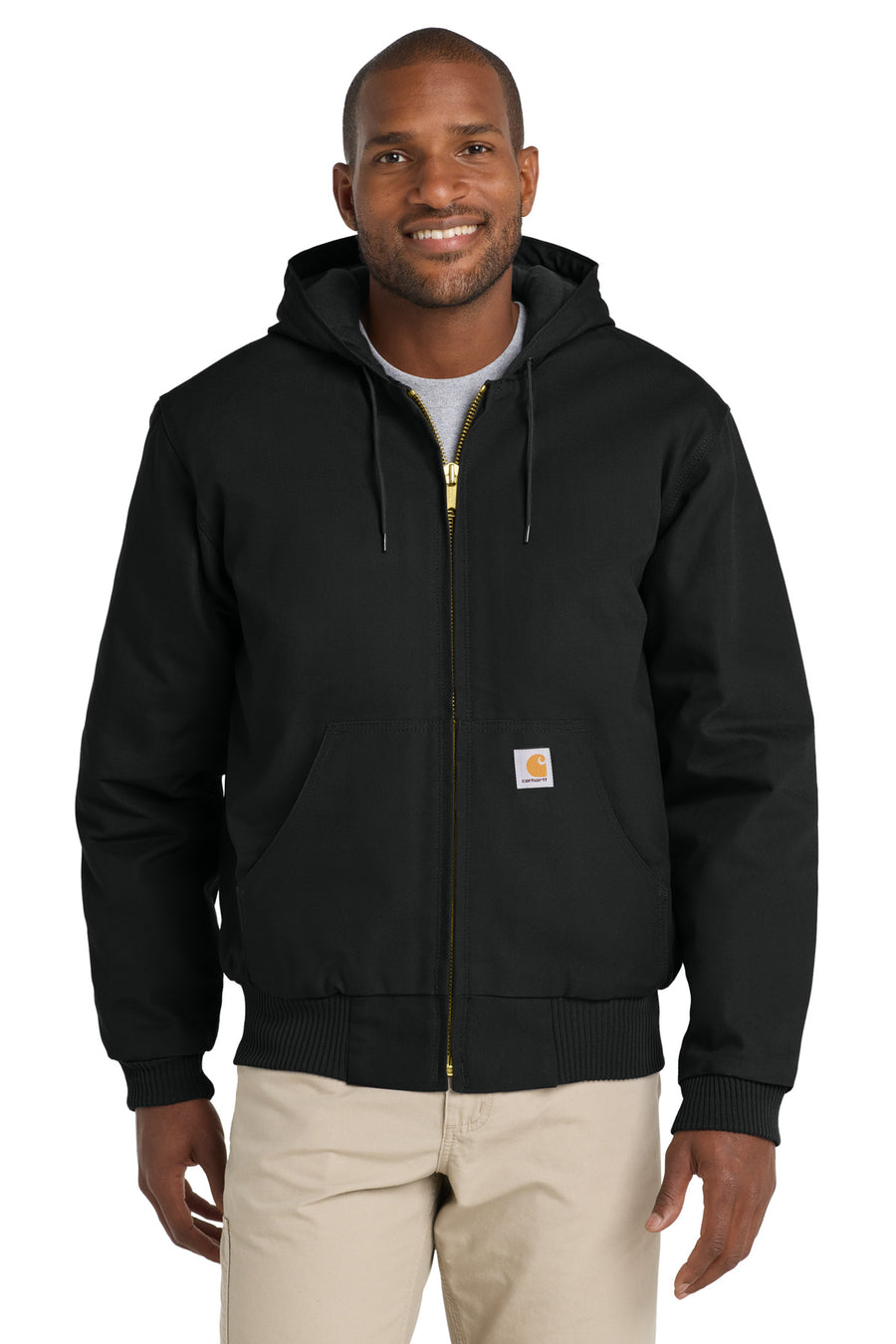 Carhartt  ®  Quilted-Flanne-Lined Duck Active Jac. CT106677