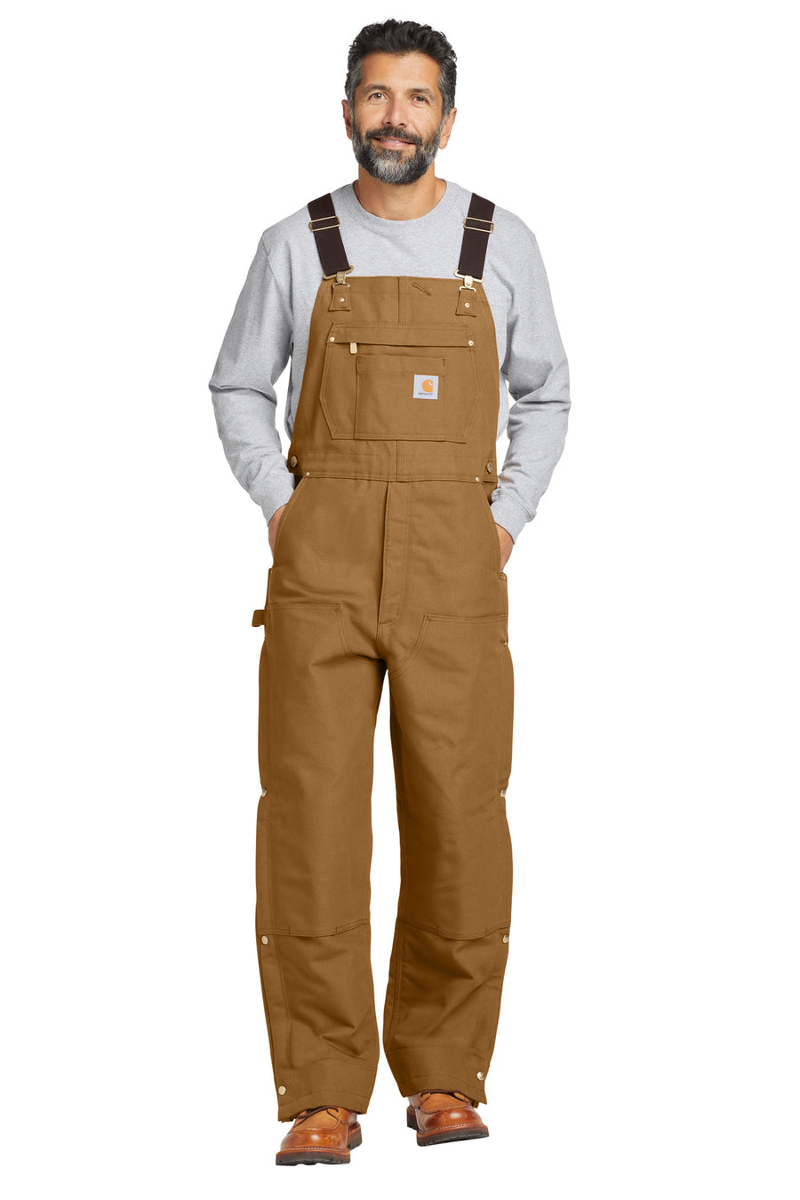 Carhartt ®  Tall Firm Duck Insulated Bib Overalls CTT106672