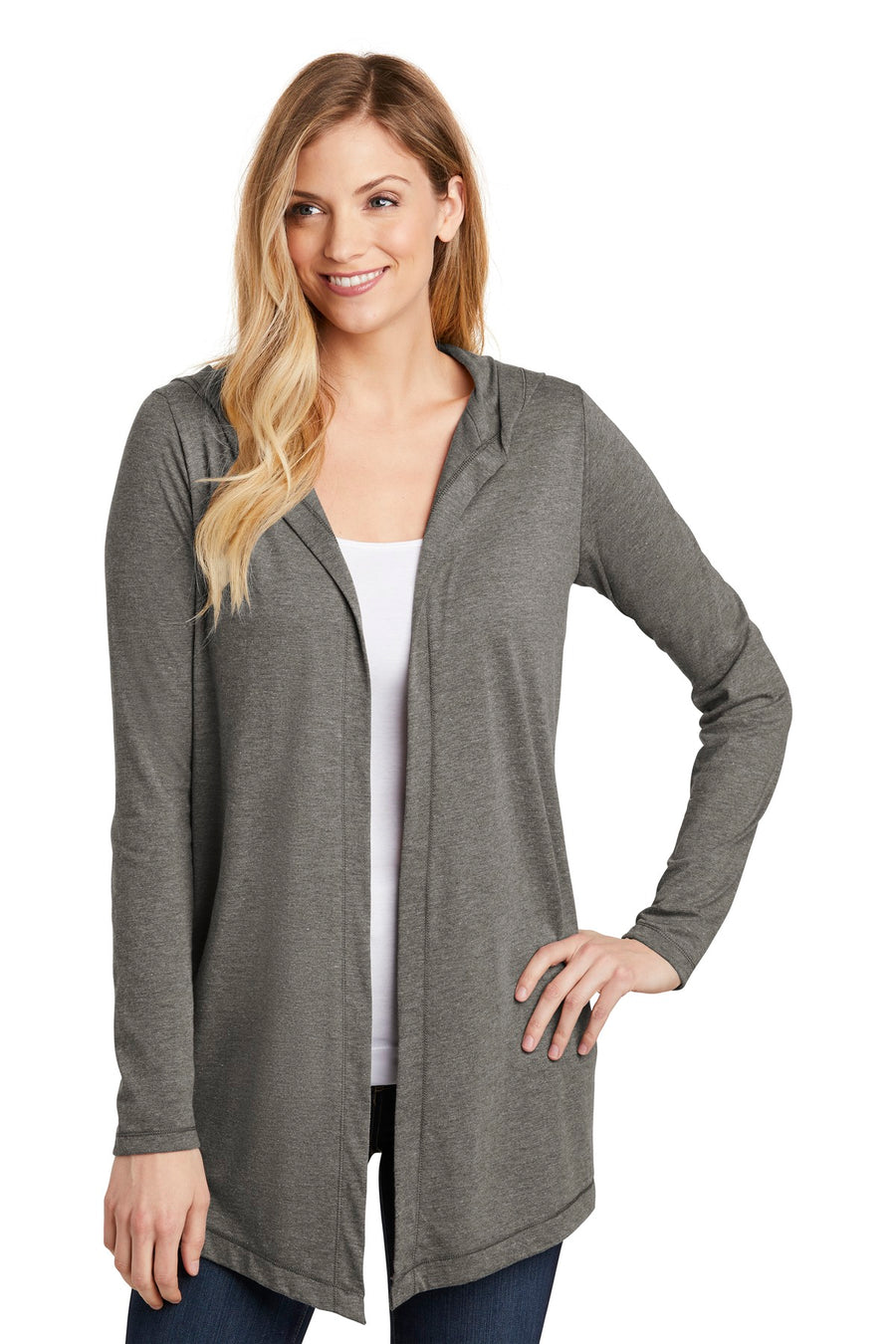 District  ®  Women's Perfect Tri  ®  Hooded Cardigan. DT156