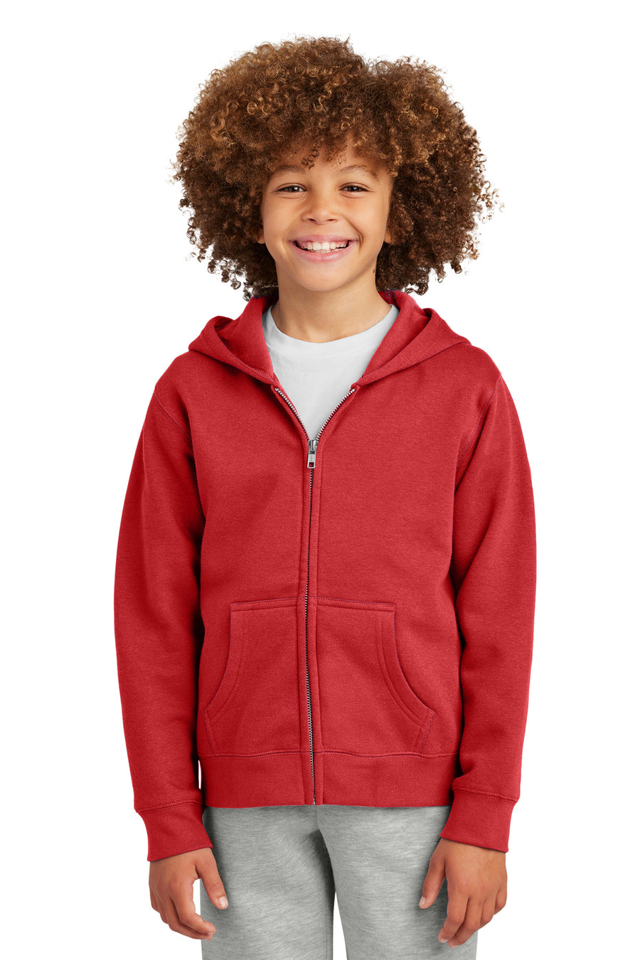 District ®  Youth V.I.T. ™  Fleece Full-Zip Hoodie DT6102Y